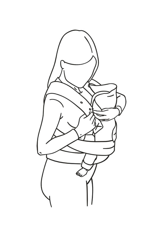 Marsupi Anleitung Bauchtrage Schritt 6 Marsupi Anleitung Bauchtrage Schritt 6