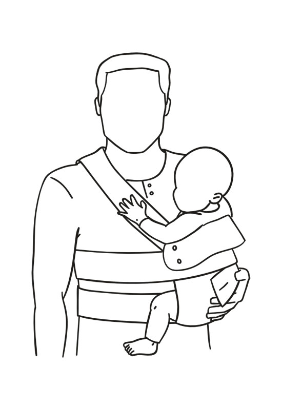 Marsupi instruction hip carry step 6 Marsupi instruction hip carry step 6