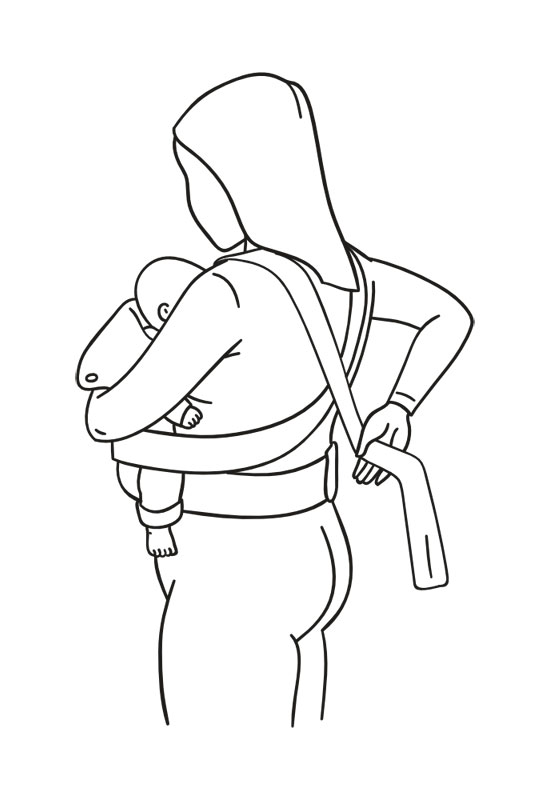 Marsupi Anleitung Bauchtrage Schritt 4 Marsupi Anleitung Bauchtrage Schritt 4